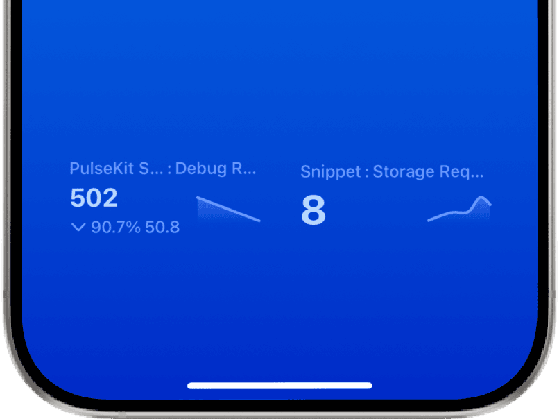 Business metrics on iPhone Lock Screen without unlocking